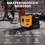 maXpeedingrods 5500W Portable Inverter Generator Silent Pure Sine Wave view 2
