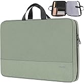 Ytonet Laptop Sleeve 17.3 Inch, Slim Water Resistant Laptop Cover Case with Handle Computer Cases for Travel, Office, Meetings, and Daily Use, Compatible with Lenovo HP Dell Asus, Avocado Green