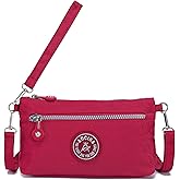 AOCINA Small Wristlet Wallets for Women RFID Blocking Crossbody Purses Nylon Cell Phone Bag for Daily Travel