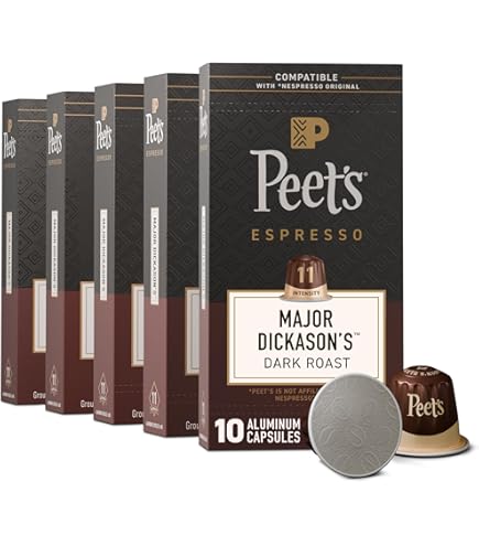 Amazon.com : Peet's Coffee, Medium Roast Espresso Capsules