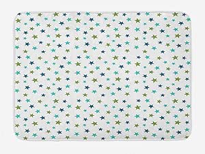 NTJPMY - Alfombrilla de baño con forma de estrella, diseño abstracto de