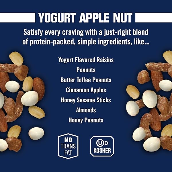 KAR’S NUTS VARIETY PACK TRAIL MIX SNACKS -YOGURT APPLE NUT, MANGO PINEAPPLE MIX, SWEET ‘N SPICY – GRAB & GO BAGS, INDIVIDUAL SNACK PACKS (PACK OF 24), GLUTEN-FREE TRAIL MIX SNACK
