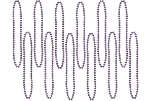 Party Beads - Small Round (Purple) (12/Card)