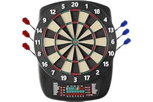 VEVOR Electronic Dart Board, 13.5" Target Dartboard with 43 Games & 200+ Variations for Up to 8 Players, 6 Dart Shafts with F