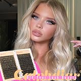 calphdiar Lash Clusters 60D+80D 480pcs 10-18mm Fluffy D Curl DIY Volume Lashes view 7
