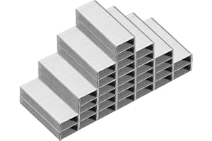 PATIKIL Staples for Stapler, 2 Pack (1000 Per Pack) #10 Mini 3/16 Inch Length, Jam Free for Home Office Supplies, Silver