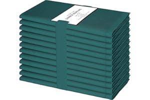 Cotton Clinic Cloth Dinner Napkins – Perfect Everyday Use Table Napkins – Soft Durable Washable – Ideal for Party Wedding Chr