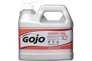 Gojo 2356-04 Cherry Gel Pumice Hand Cleaner, 0.5-gallon