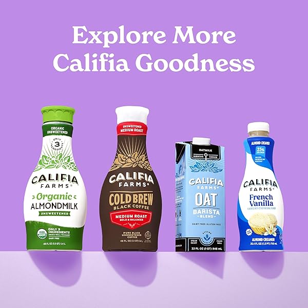 CALIFIA FARMS – COCONUT BARISTA BLEND COCONUT MILK, 32 OZ, SHELF STABLE, DAIRY FREE, PLANT BASED, VEGAN, GLUTEN FREE, NON GMO, CREAMER