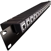 19" Rack Mount Ethernet Surge Protector (16 Port) - Tupavco TP316 | PoE+ and Gigabit (1000 Mbps) compatibility, easy rackmount on 19 inch server rack