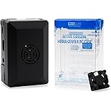 LoveRPi Active Cooling Media Center PC Case with Fan for Raspberry Pi 3 Model B+, Libre Computer Board, ASUS Tinker Board (Bl