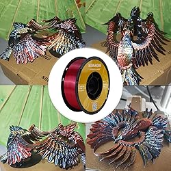 Kingroon PLA 3D Printer Filament, Triple Color Silk