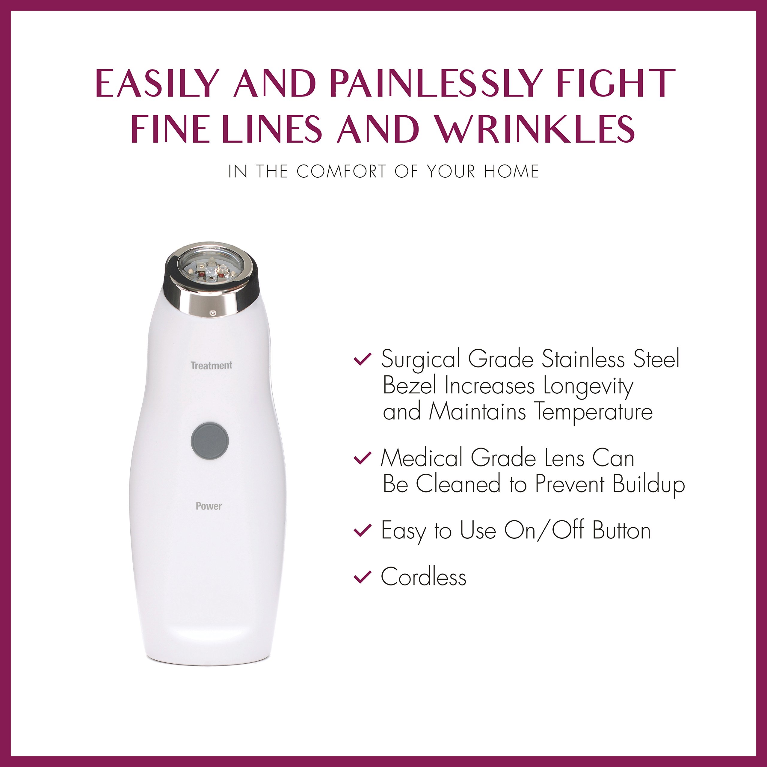 Skin Clinical Reverse AntiAging Medical Grade, FDA Cleared, LED Light