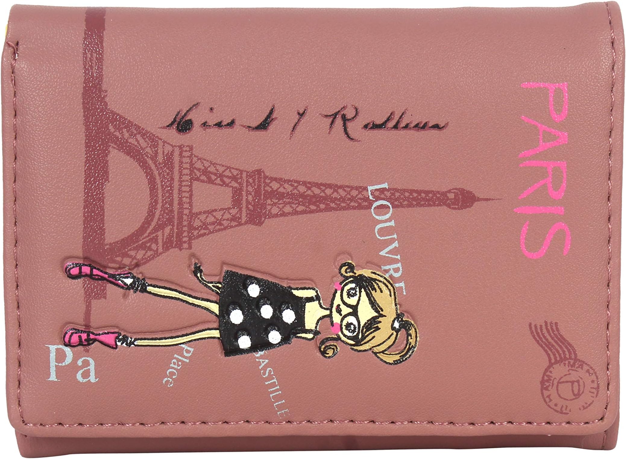 Small Women Wallet with Multiple Card Slots.PU Leather. Mini Ladies Purse