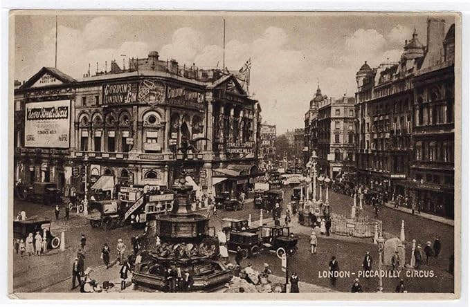 35+ Piccadilly Circus London 1900 Background