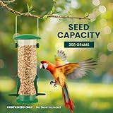 Green Haven 3-Pack Metal Bird Feeders Tube Dense Mesh Coarse Mesh view 4
