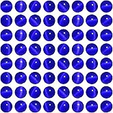 MJDCB 35pcs Sapphire Blue Cat Eye Stone Beads 10mm Round Crystal Loose Bead for Jewelry Making DIY Bracelets Necklace Accessories