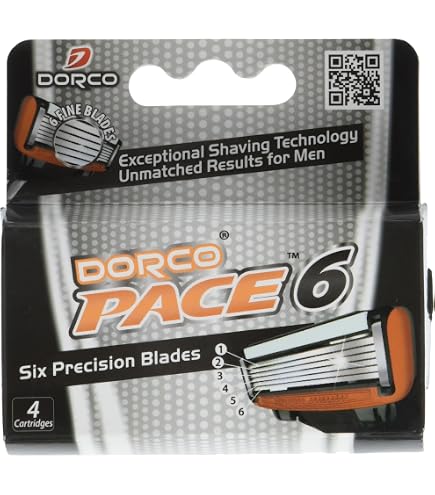 【da63t快】ガードコスメSP 12個セット Amazon.com: 6 Blade Razor Cartridges for Men (Dorco Pace)(SXA1040