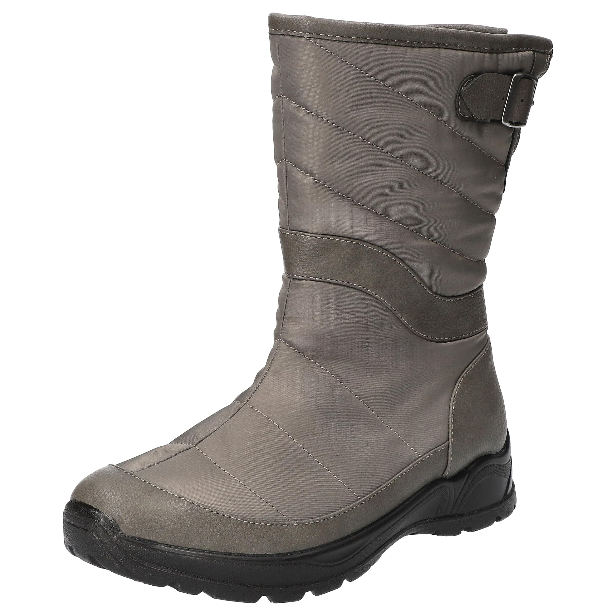 Bella Vita Women’s Aspen Flat Boot, Grey, 5