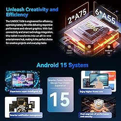 Headwolf Android 15 Tablet 10 inch Tablets, WPad6