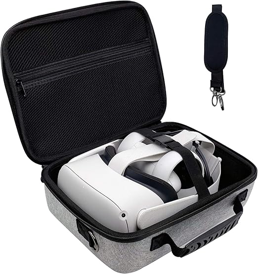 Oculus Quest 2 Case, Travel Carrying Case for Oculus Quest 2 VR Gaming