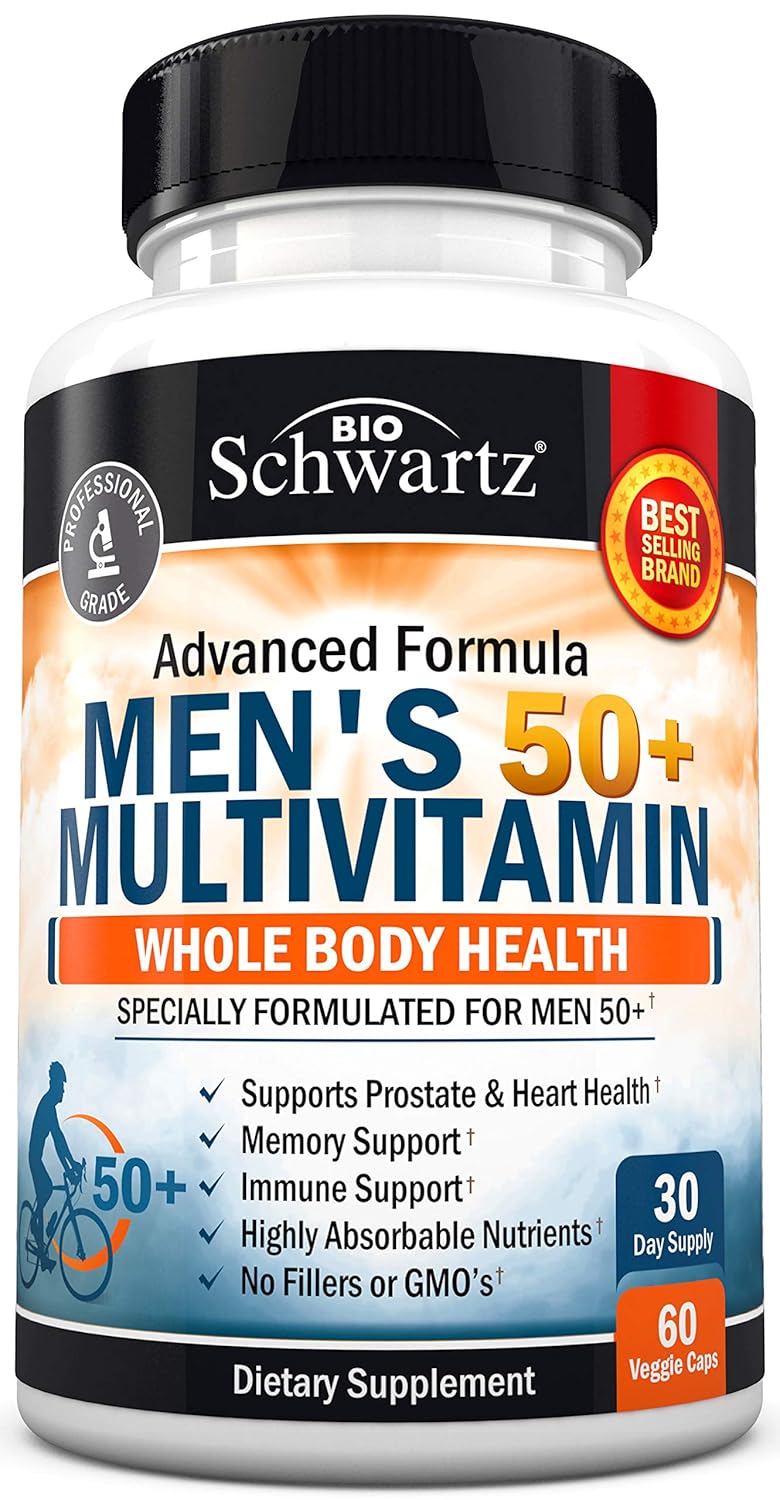 Once Daily Multivitamin for Men 50 and Over Supplement for Heart (60 Capsules) eBay Once Daily Multivitamin for Men 50 and Over Supplement for Heart (60 Capsules) eBay