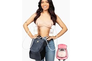 IDAHO JONES Pump-A-Porter Portable Breast Pump Bag | Belt Bag | Turns Electric Pump into Hands-Free Wearable Breast Pump | Fits Spectra S1, S2, Synergy Gold, Motif Luna, Ameda Pearl, Unimom Opera