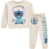 Disney Girls Lilo & Stitch Clothing Set - Stitch Sweatshirt Hoodie and Jogger - 2-Piece Outfit Set - Sizes 4-16