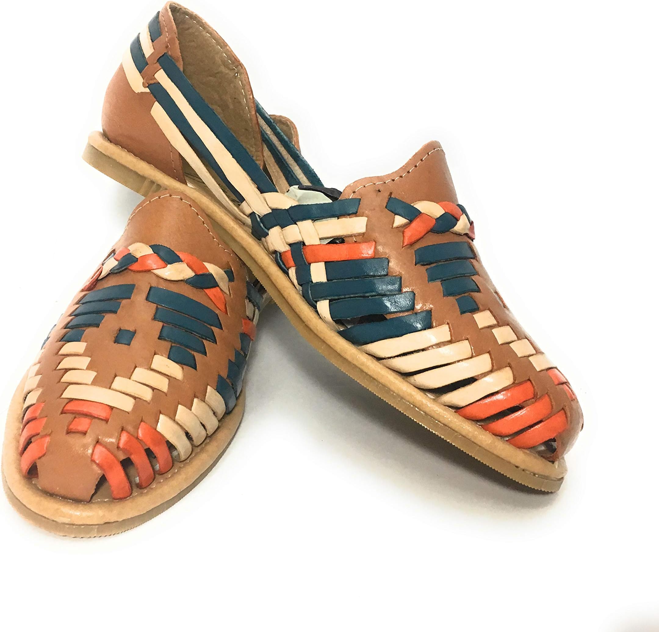 Womens Leather Sandals. Original Huarache Sandals. Mexican Closed Toe Sandals