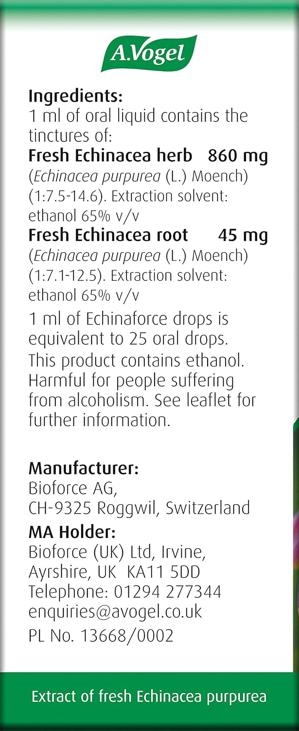 A.Vogel Echinaforce Echinacea Drops, 100 ml (Pack of 1) - Image 5