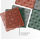 FiNeWaY 9pc Garden Plastic Tiles Interlocking Grey Non-Slip Weatherproof view 7