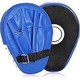 2PCS Boxing Mitts, MMA Punching Focus Mitts, Kickboxing Muay Thai Pads, Training Boxing Target Pads/Gloves, Martial Arts for Youth, Men &amp; Women Gift (PU Leather)