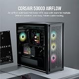 Corsair 5000D Airflow Black Tempered Glass Mid-Tower ATX PC Case view 3