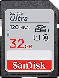 SanDisk 32GB Ultra SDHC UHS-I Memory Card