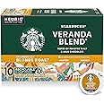 Starbucks K-Cup Coffee Pods, Starbucks Blonde Roast Coffee, Veranda Blend, 100% Arabica, 1 box (10 pods)