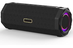 Monster Speaker S200 Wireless Portable Bluetooth Speaker, 24H Playtime, IPX6 Waterproof, 50W Stereo Sound, Bluetooth 5.4, Dua