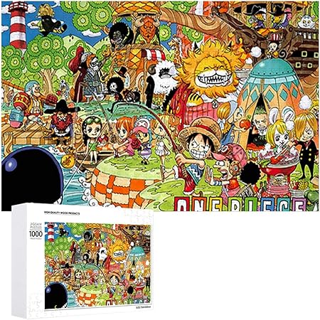Amazon ジグソーパズル ワンピース One Piece 大冒険 上陸 Color 1000ピース 幼児 アニメ 漫画 子供 プレゼント 溢れる想い エンスカイ クリスマス 壁飾り 無毒無害 ギフト 誕生日 ジグソーパズル おもちゃ