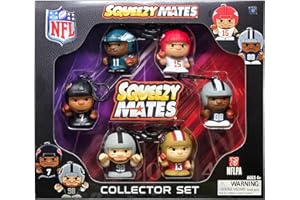 Teenymates Party Animal Series 8 NFL 2026 Squeezymates Figures, Team Colors, One Size (Series 8 Squeezymates 2026 NFL Box Set)