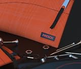 PRESCH Presch Tool Case Set of 3 Empty Carabiner Zip Pouches Small Med view 7