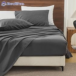 Bedlifes 100% French Pure Linen Sheets Queen Size