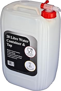 H32 - Garrafa para Agua, 20 L, plástico, Uso alimentario, Incluye Grifo