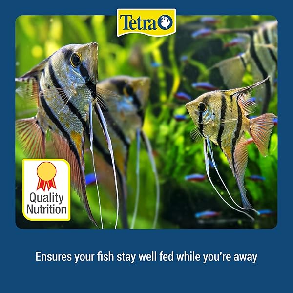 TETRAVACATION 14-DAY FEEDER FOR TROPICAL FISH. 4 PACK (4.24 OZ TOTAL).