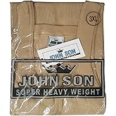 John Son Super Heavy Weight Square Cut Tank Top - 2 Pack (3XL, Khaki)