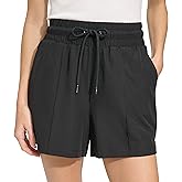 Andrew Marc Womens Pull on Relaxed Stretch Short