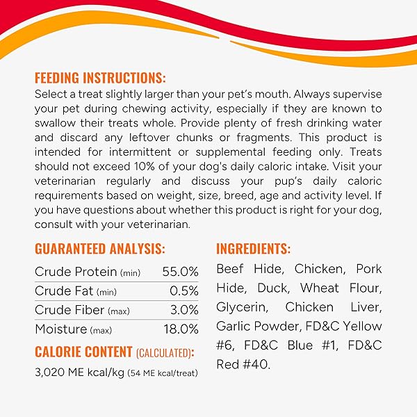 GOOD’N’FUN TRIPLE FLAVOR KABOBS 48 OUNCE, RAWHIDE SNACK FOR ALL DOGS