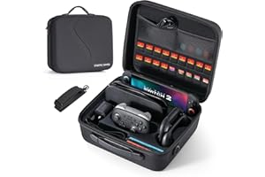 Carrying Case for Nintendo Switch 2 (2025), Large All in One Hard Travel Case with Game Card Slots, Portable Full Protection 