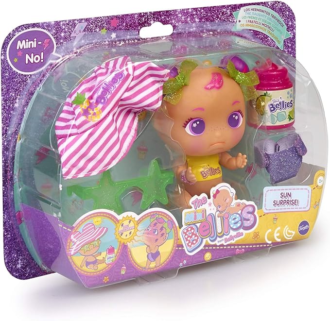 The Bellies - Mini No Sunsurprise, Muñeco bebé para niños y niñas a Partir de 3 Años (Famosa 700015608): Amazon.es: Juguetes y juegos