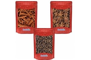 Fruidles Cinnamon Sticks, Star Anise and Whole Cloves - 3 Pack Bundle - Aromatic Cooking, Teas and Baking, Kosher Certified, 4 Oz (total of 12 oz) by Fruidles