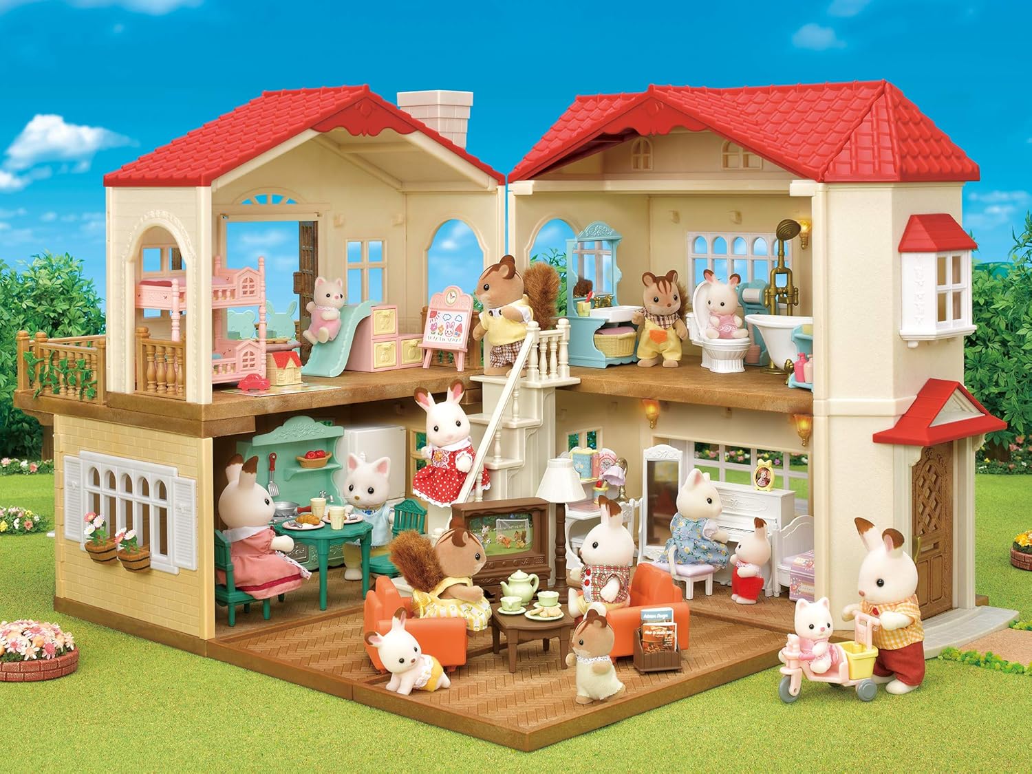Sylvanian Families room set dining room set cell 198 eBay