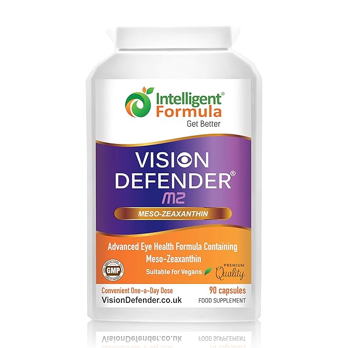 Meso Zeaxanthin Vegan Eye Supplement VISION DEFENDER MZ Protect and